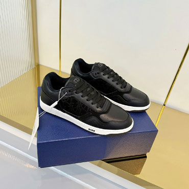 Dior B27 Uptown Low-Top Sneaker Black Smooth Calfskin 3SN272AAV H900