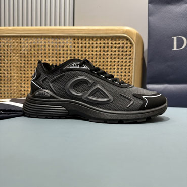 Dior B30 Countdown Tech Sneaker Black Semi Transparent N3O Nylon 3SN342ABF H968