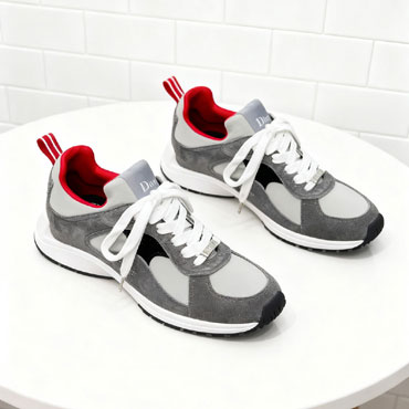 Dior Mile Sneaker Gray Suede Calfskin 3SN352ACU H863