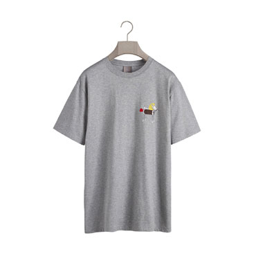 Dior T-Shirt with Horse Embroidery Relaxed Fit Gray Cotton Jersey 683J624A0677 C889