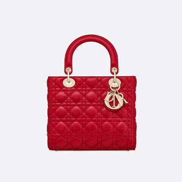 Lady Dior lambskin bag CAL44550 M383