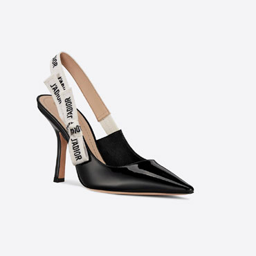 Dior J Adior Slingback Pump Black Patent Calfskin KCC201VNR S900