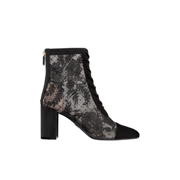 Dior Naughtily-D Heeled Ankle Boot Transparent Mesh KCI952ROY S900