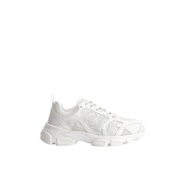 Dior Chrono Sneaker Mesh and White Leather-Effect Panels KCK414TRM S10W
