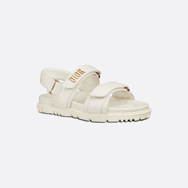 Dioract Sandal White Lambskin KCQ547LAB S03W