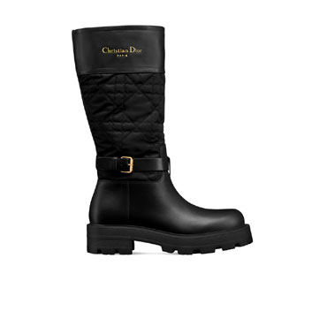 Dior D-Town Boot Black Calfskin and Nylon KCT210CGN S900