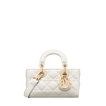 Dior Mini Lady D-Joy Bag Latte Cannage Lambskin M0636ONGE M030