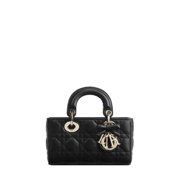Dior Mini Lady D-Joy Bag Black Cannage Lambskin M0636OUQA M900
