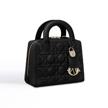 Dior lily bag in black cannage lambskin M0661OVQN M900