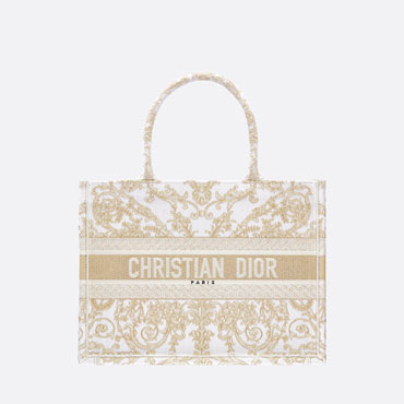 Medium Dior Book Tote Latte and Gold-Tone M1296ZEWI M01E