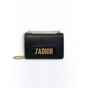 Dior Jadior flap bag with chain in black calfskin M9000CVQV M900