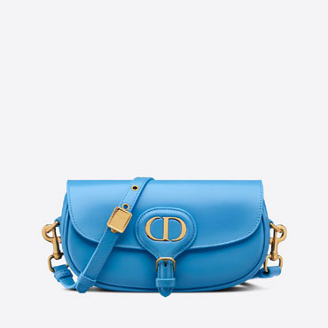 Dior Bobby East West Bag Bright Blue Box Calfskin M9327UMOL M05Z