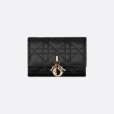 My Dior Glycine Wallet Black Cannage Lambskin S0966ONMJ M900