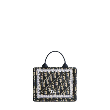 Mini Dior Book Tote with Strap S5584PEHT M928