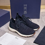 Dior B80 Lounge Sneaker Navy Blue Cannage Cashmere 3SN333AAS H535