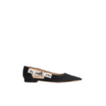 Dior JAdior Ballet Flat Black Technical Fabric KCF156NVA S900