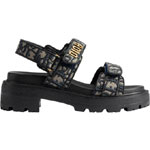 Dioract Platform Sandal Cotton Embroidered KCO058OLF S10B