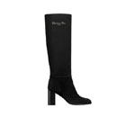 Dior D-Town Heeled Boot Black Suede Goatskin KCT051VVV S900