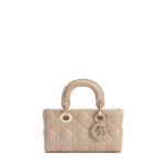 Dior Mini Lady D-Joy Bag Powder Beige Cannage Lambskin M0636ONGE M51U