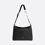 Medium Diorly Bag Black Flat Cannage Calfskin M1412OHJW M911