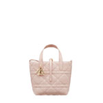 Small Dior Toujours Vertical Tote Bag Powder Pink Calfskin M2835OSNW M413