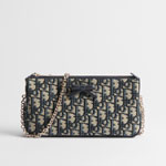 Dior Oblique Bow Pouch with Chain S2504OUQY M928