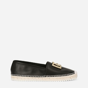 Dolce Gabbana Calfskin espadrilles in Black A50464AJ63480999