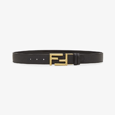 Fendi Reversible Belt Black Roman Leather 7C0344 70J F05TC