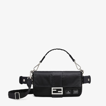 Fendi Porter Baguette Black nylon bag 7VA472ALW6F0GXN