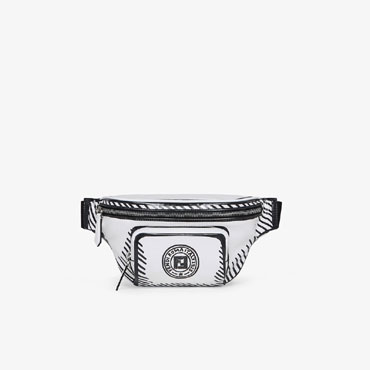 Fendi White Canvas Belt Bag 7VA483 ADBA F1C6C