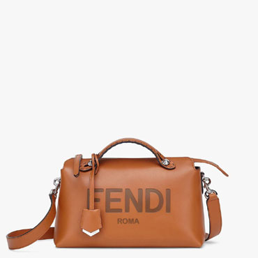 Fendi By The Way Medium Brown leather Boston bag 8BL146AC9LF0NMU