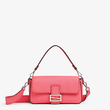 Fendi Baguette Pink Selleria bag 8BR600ANT2F1K3A