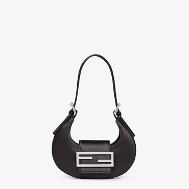 Fendi Mini Cookie Black satin mini bag 8BS065AMCPF0GXN