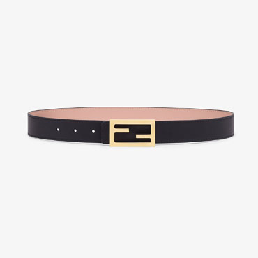 Fendi Black Reversible Belt 8C0605 SIZ F1A8F