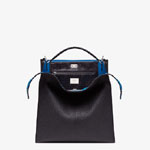 Fendi Peekaboo X-Lite Fit Black Calf Bag 7VA447 A6FW F19KD