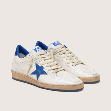 Golden Goose Ball Star Wishes In White Nappa Leather GMF00117 F005822 10793