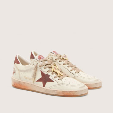 Golden Goose Ball Star In White Leather GMF00117 F009214 16159