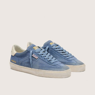 Golden Goose Soul Star In Denim-blue Suede GMF00464 F008756 51136