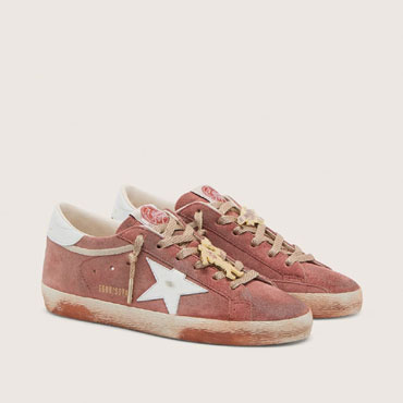 Golden Goose Super-star In Rust Suede GMF01002 F009213 40563