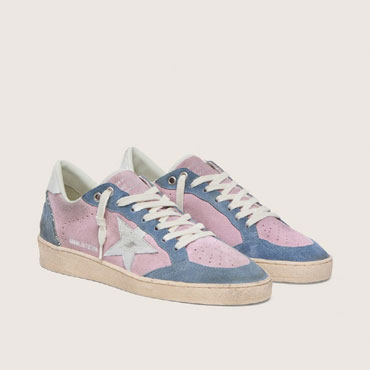 Golden Goose Ball Star Ltd In Lilac Suede GWF00117 F008528 25811