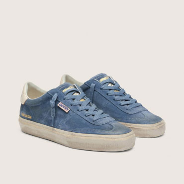 Golden Goose Soul Star In Blue Suede GWF00464 F008756 51136