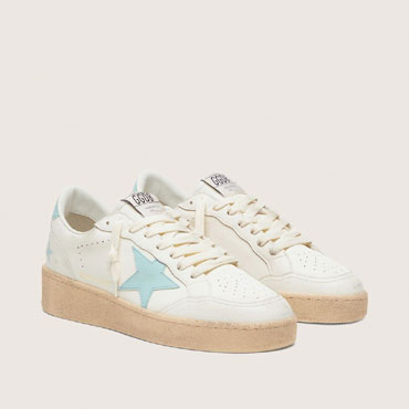 Golden Goose Ball Star In White Leather GWF00804 F008501 10422