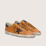 Golden Goose Super-star Ltd In Orange Leather GMF00101 F008574 30250 Golden Goose Super-star Ltd In Orange Leather GMF00101 F008574 30250