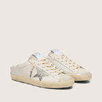 Golden Goose Super-star Sabots In White Leather GWF00110 F008871 10973 Golden Goose Super-star Sabots In White Leather GWF00110 F008871 10973