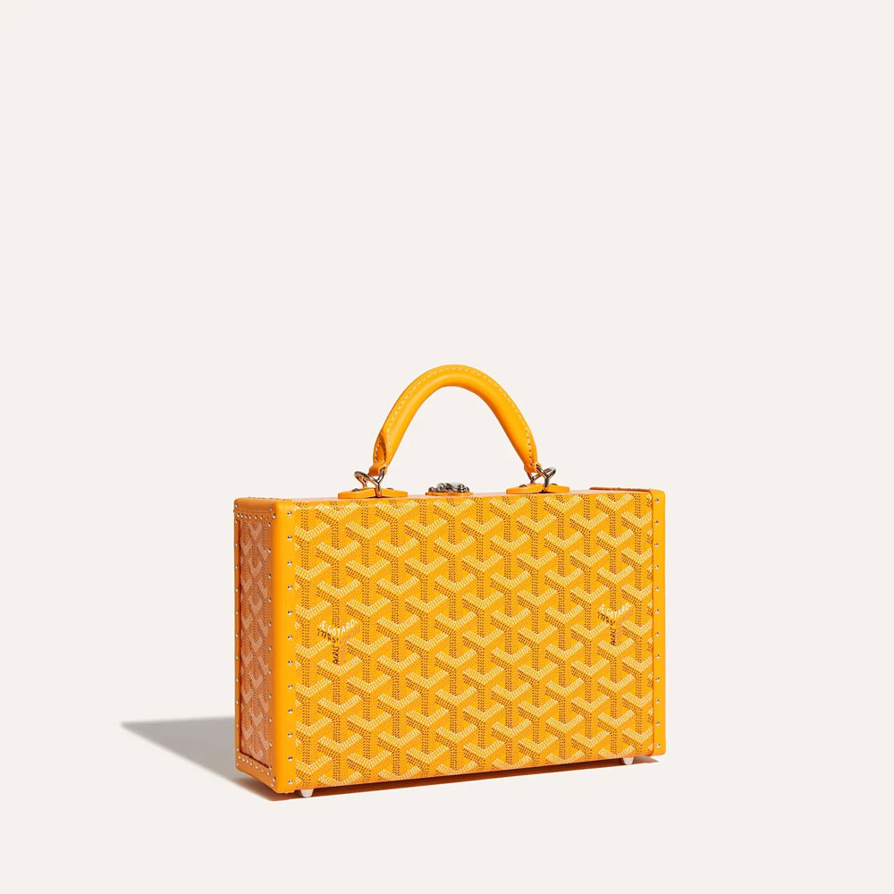 Goyard Grand Hotel Trunk Bag in Yellow GHOTELPMLTY08CL08P: Image 1
