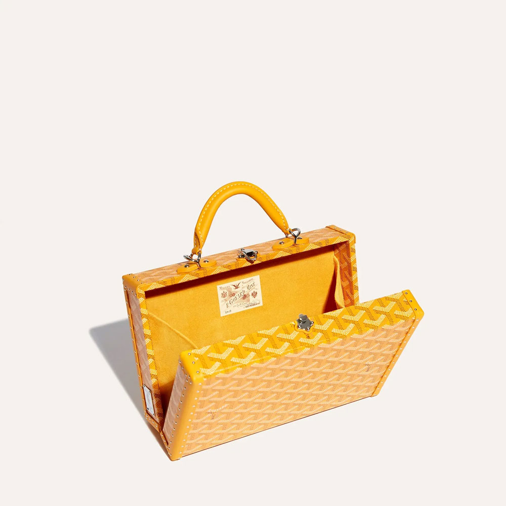 Goyard Grand Hotel Trunk Bag in Yellow GHOTELPMLTY08CL08P: Image 2