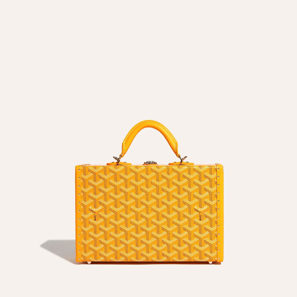Goyard Grand Hotel Trunk Bag in Yellow GHOTELPMLTY08CL08P: Image 3