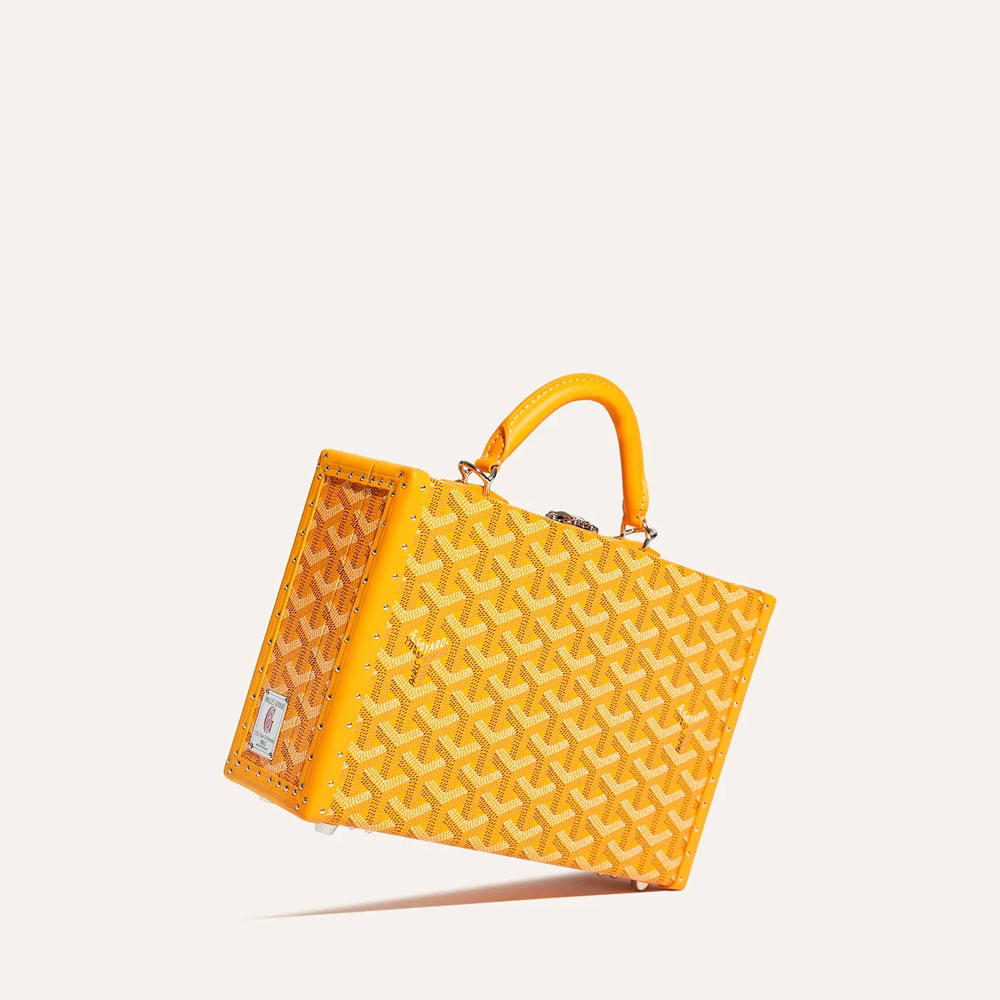 Goyard Grand Hotel Trunk Bag in Yellow GHOTELPMLTY08CL08P: Image 4