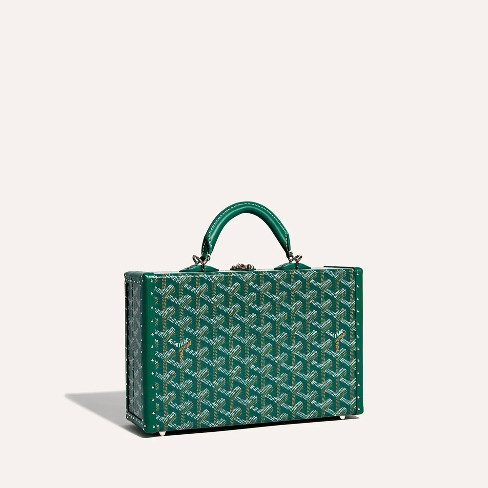 Goyard Grand Hotel Trunk Bag in Green GHOTELPMLTY09CL09P: Image 1
