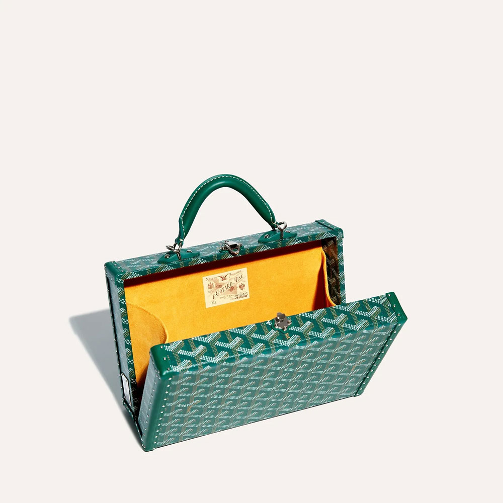 Goyard Grand Hotel Trunk Bag in Green GHOTELPMLTY09CL09P: Image 2